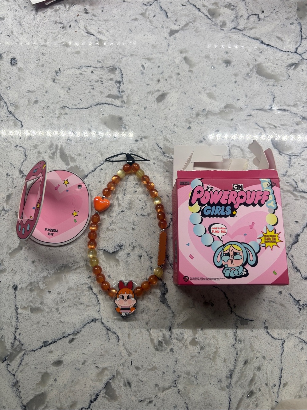 CRYBABY x Powerpuff Girls Series-Phone Charm Confirmed Box- Flower